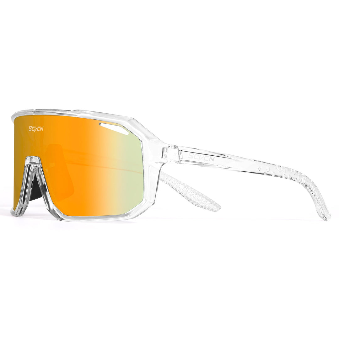 Męskie Okulary Słoneczne Polaryzacyjne - Sport UV400 - Żółty