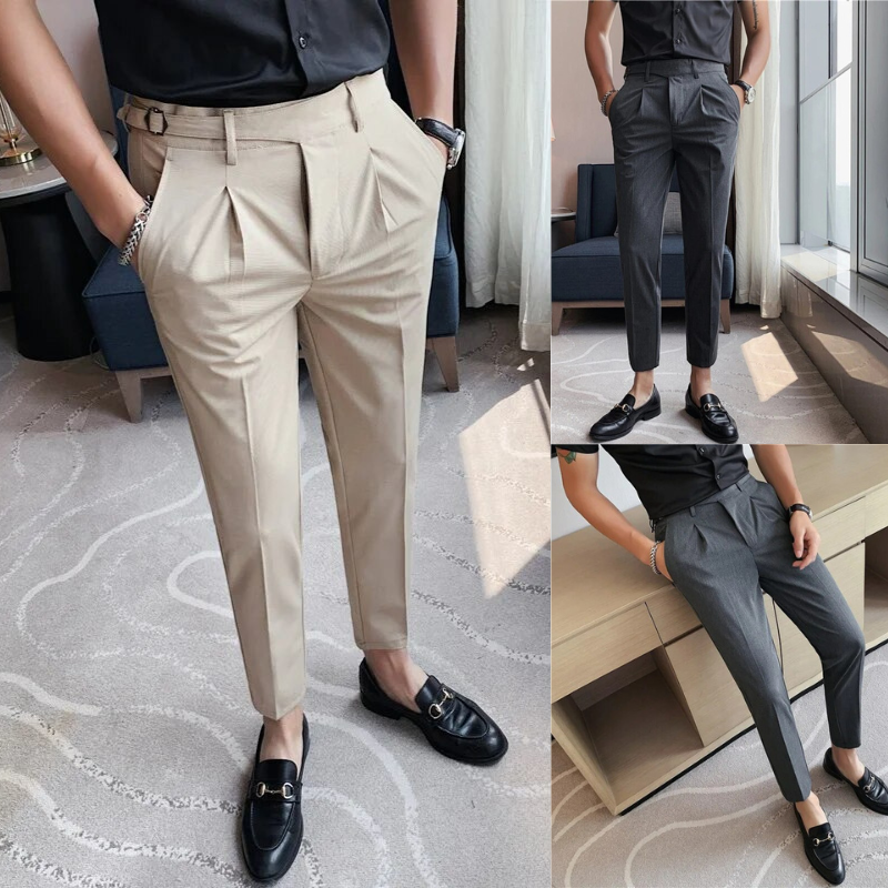 Męskie Spodnie Slim Fit - Eleganckie i Uniwersalne