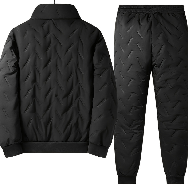 Męskie Spodnie Treningowe Zimowe Zestaw - Casual Outdoor
