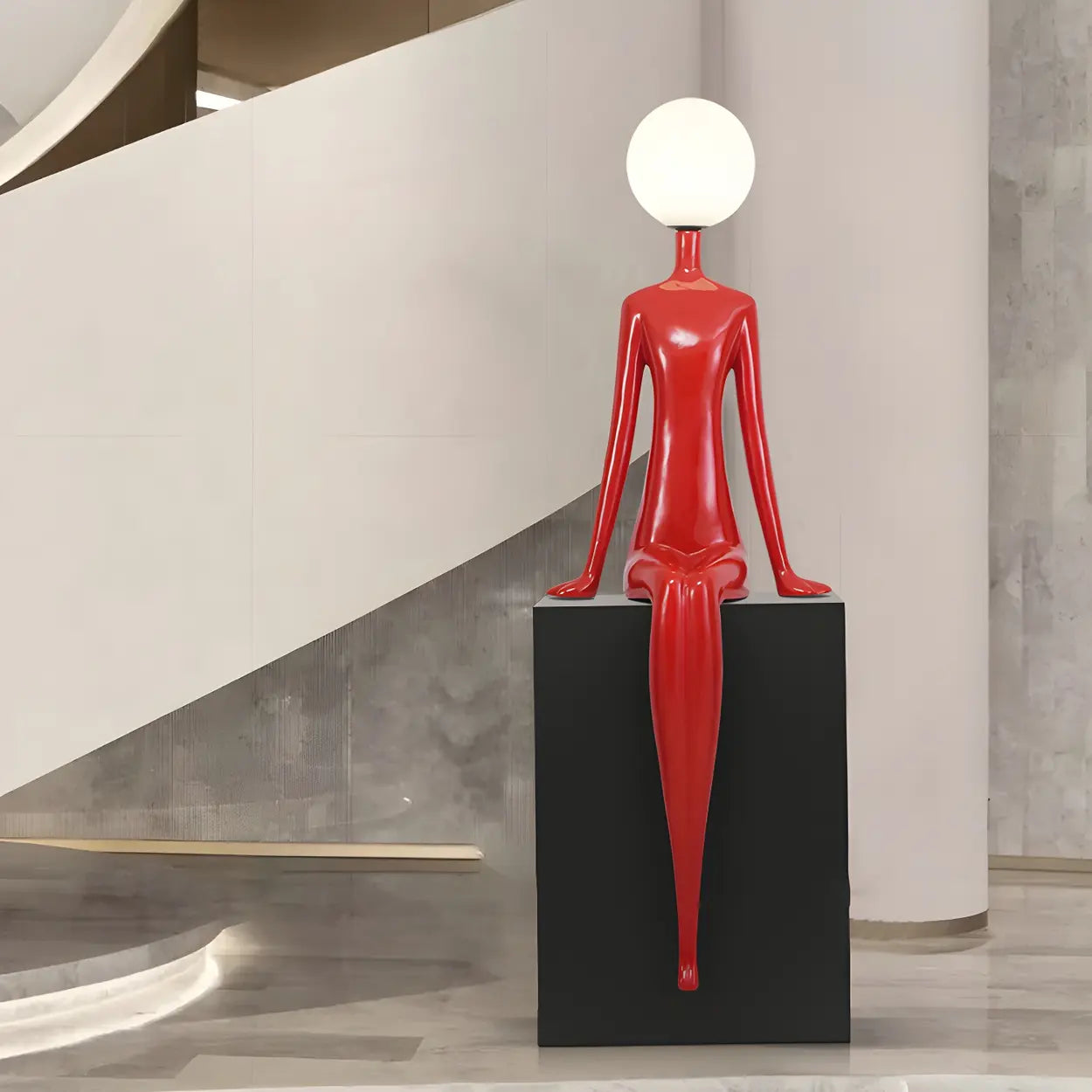 Lampa Podłogowa | Duża Lampa LED Dekoracyjna-Floor Lamp-Miloska