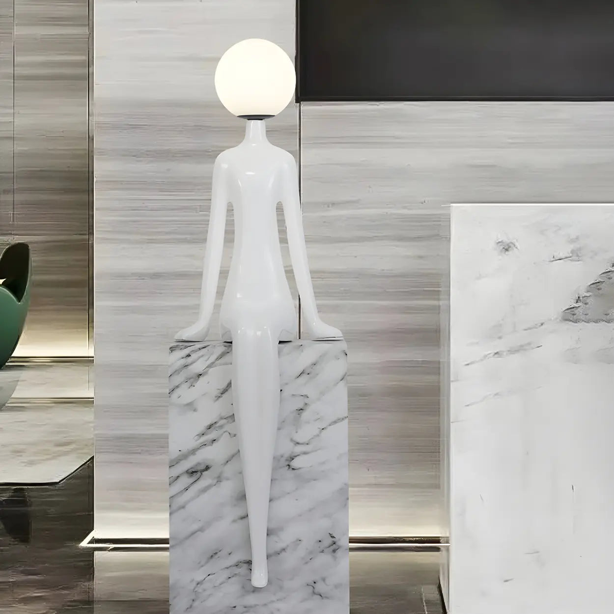 Lampa Podłogowa | Duża Lampa LED Dekoracyjna-Floor Lamp-Miloska