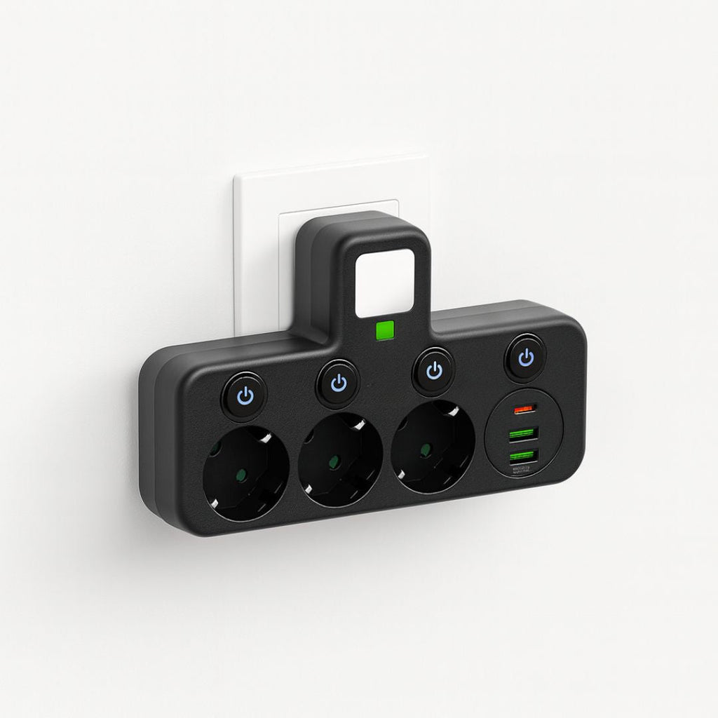 Listwa Zasilająca Z USB | Rozgałęźnik Do Gniazdka-Adapter-Miloska