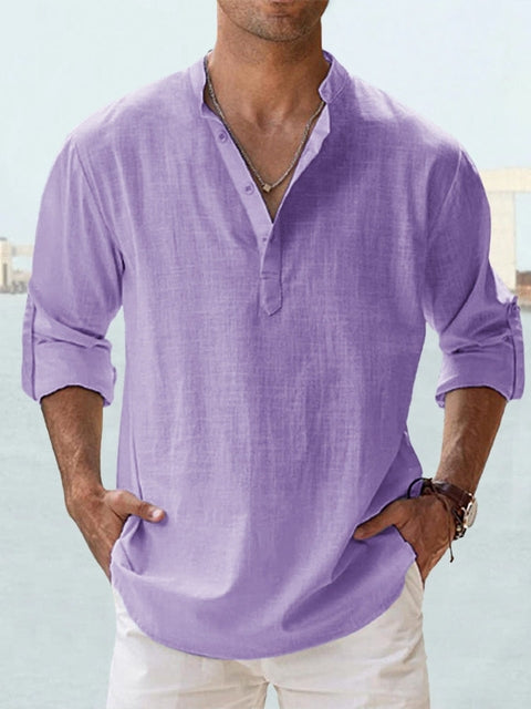 Koszula Męska Casual | Luźna Koszula Plażowa-Men Shirt-Miloska