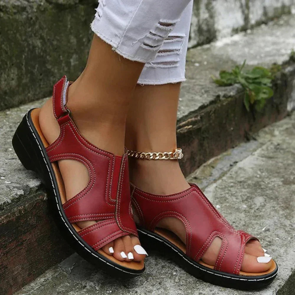 Sandały Damskie | Sandały Codzienne Na Obcasie-Women Sandals-Miloska