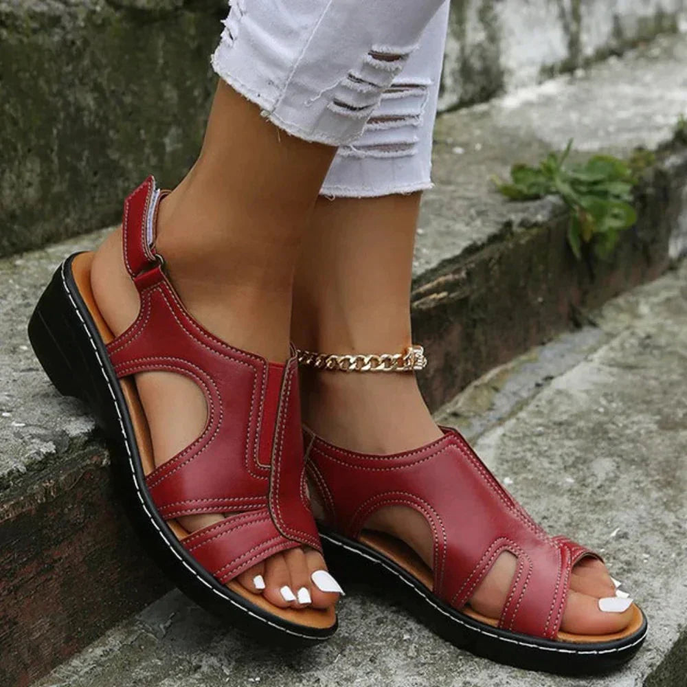Sandały Damskie | Sandały Codzienne Na Obcasie-Women Sandals-Miloska