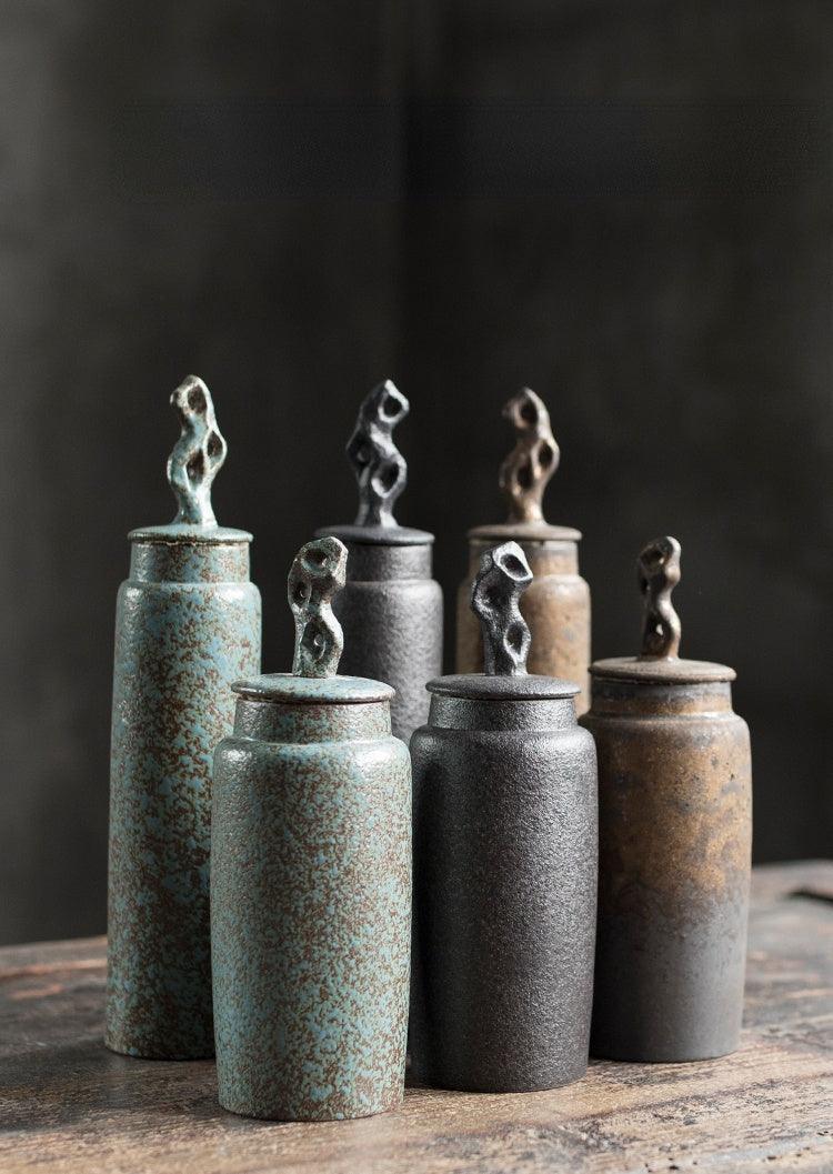 Ceramiczny Garnek | Garnek Na Przyprawy-Tea Caddy-Miloska