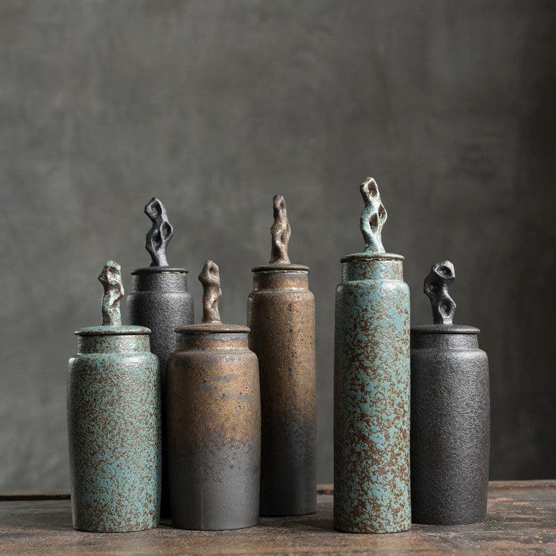 Ceramiczny Garnek | Garnek Na Przyprawy-Tea Caddy-Miloska
