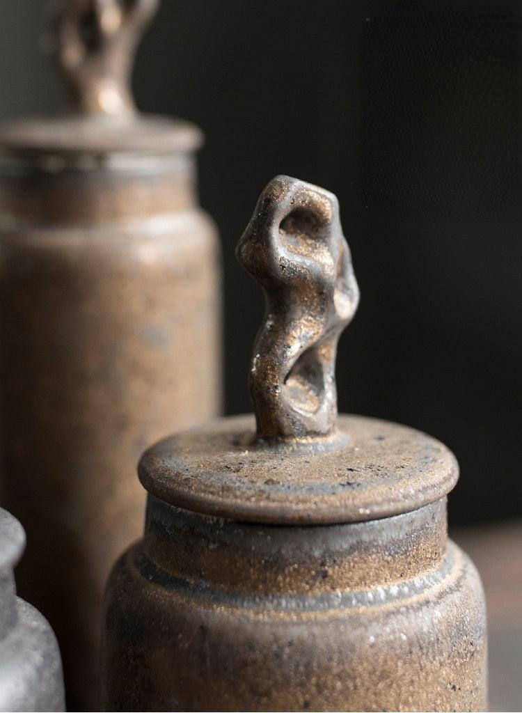 Ceramiczny Garnek | Garnek Na Przyprawy-Tea Caddy-Miloska