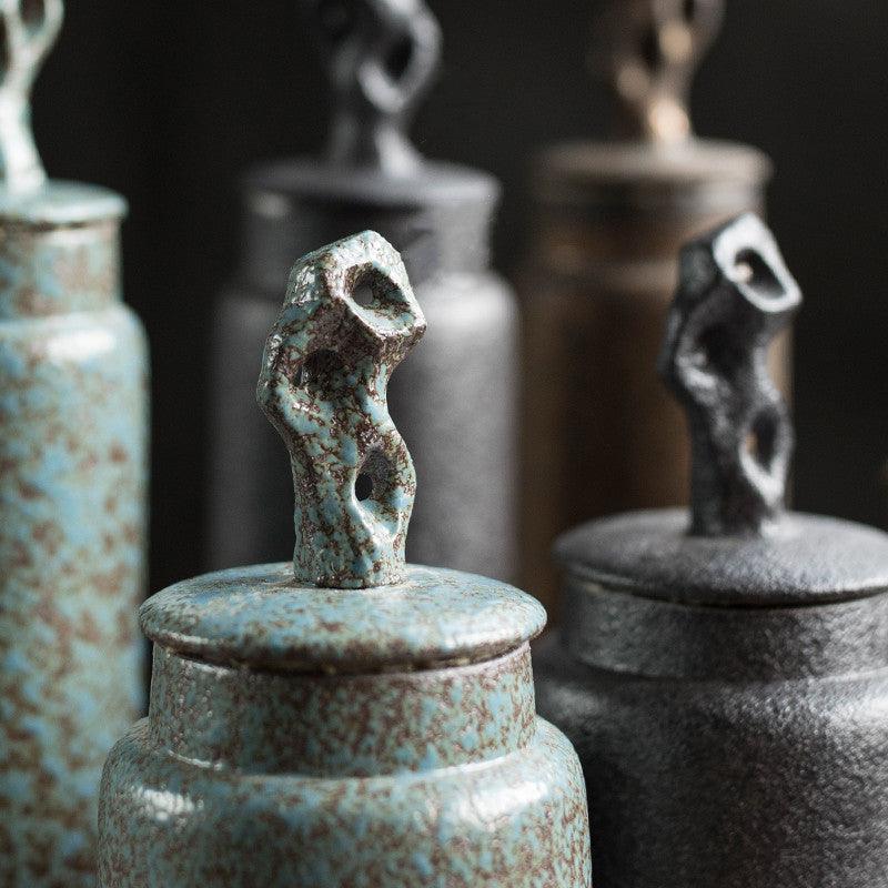 Ceramiczny Garnek | Garnek Na Przyprawy-Tea Caddy-Miloska