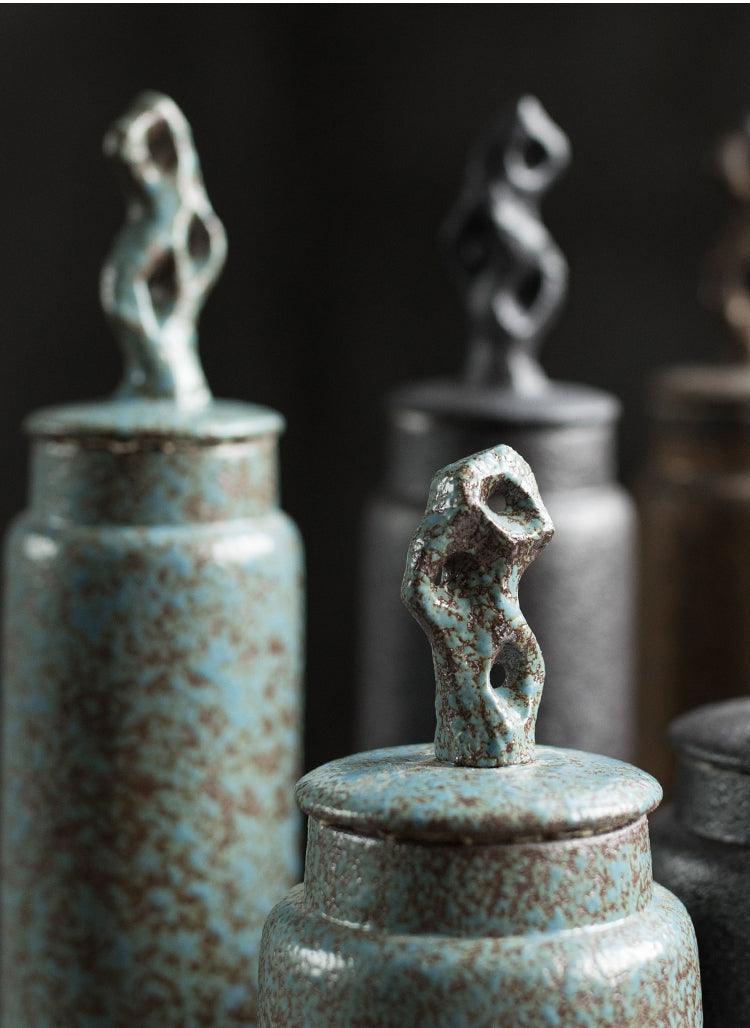 Ceramiczny Garnek | Garnek Na Przyprawy-Tea Caddy-Miloska
