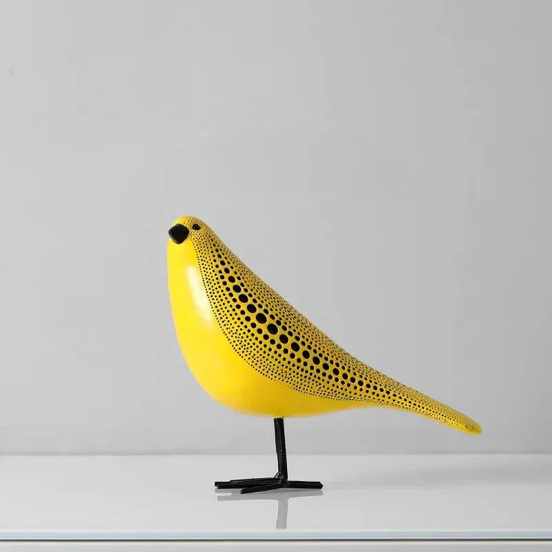 Nowoczesna Rzeźba Dekoracyjna | Figurka Ptak-Figurine-Miloska