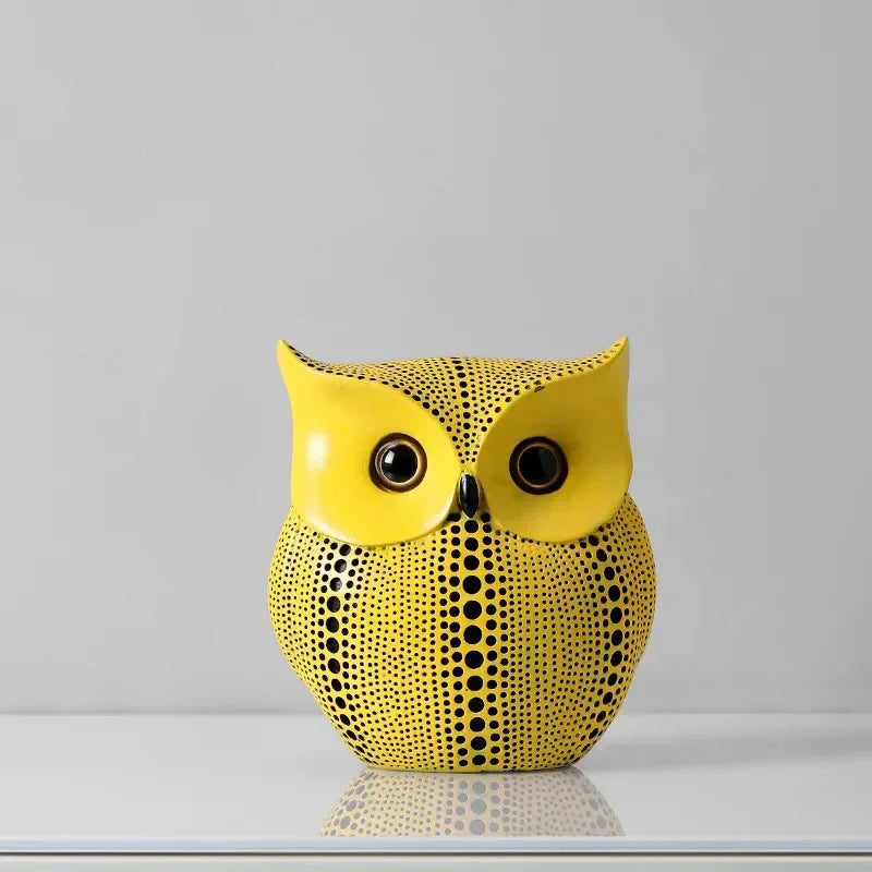 Nowoczesna Rzeźba Dekoracyjna | Figurka Ptak-Figurine-Miloska