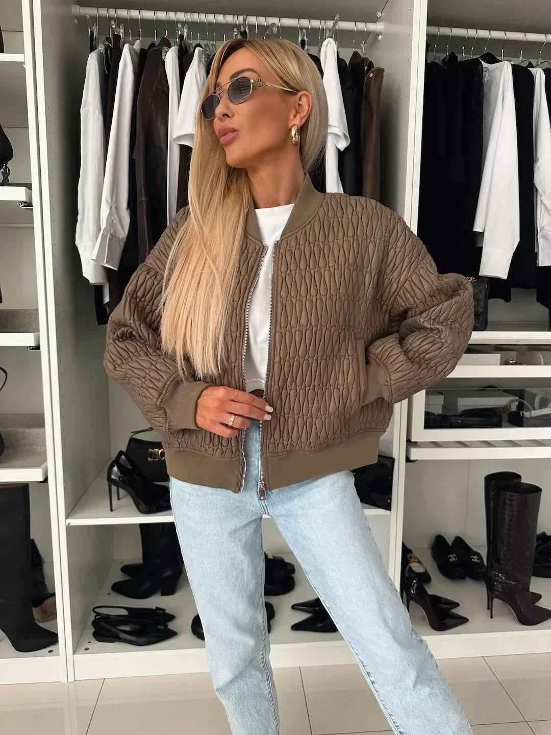 Krótka Kurtka | Kurtka Damska-Women Jacket-Miloska