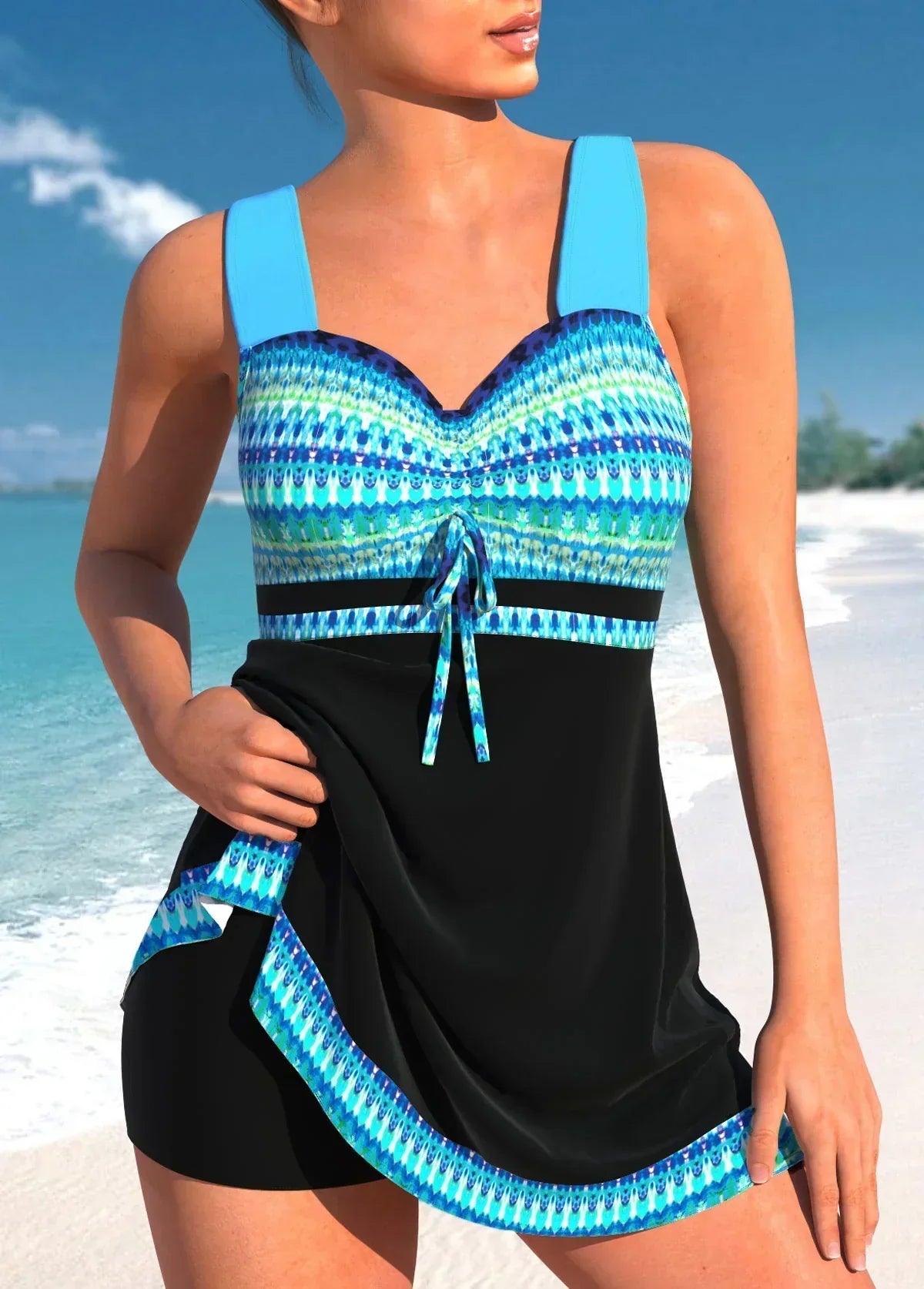 Sukienka Kąpielowa | Strój Kąpielowy Damski-Women Swimsuit-Miloska